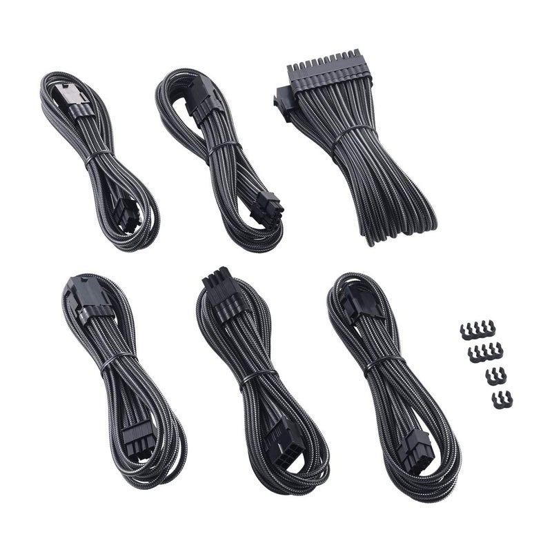 CableMod Pro ModMesh Sleeved Cable Extension Kit (Carbon) - Image 2